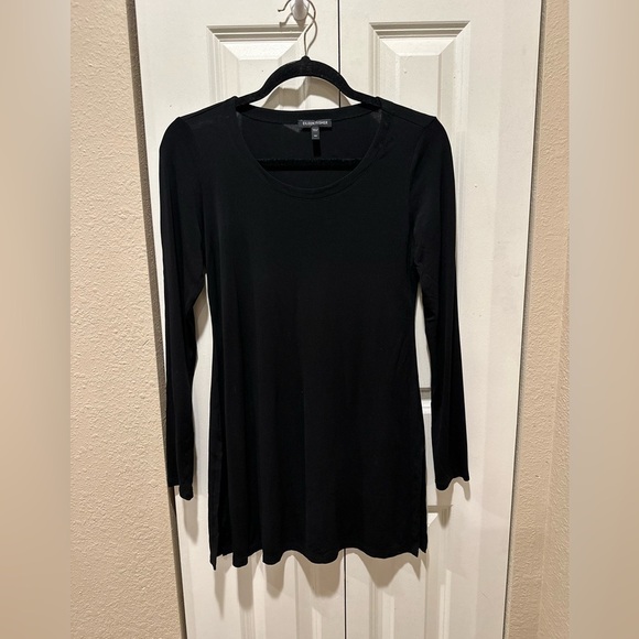 Eileen Fisher 100% Silk Long-Sleeved Shirt in Black - Sz. XS - Capsule Wardrobe - Picture 6 of 14